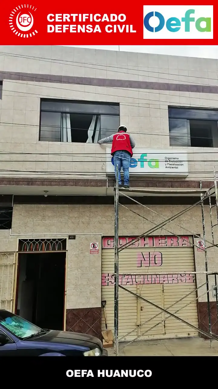 Implementación de seguridad en OEFA Huánuco realizada por JFC Soluciones