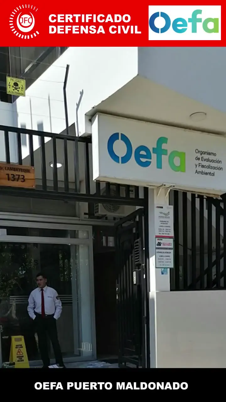 Implementación de seguridad en OEFA Puerto Maldonado realizada por JFC Soluciones